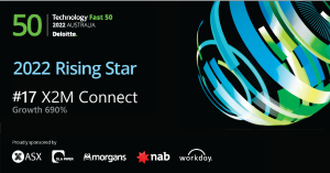 X2M named in the 2022 Tech Fast 50 winners!