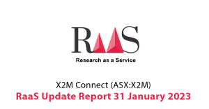 RaaS has released an update report on X2M Connect following its December activity report